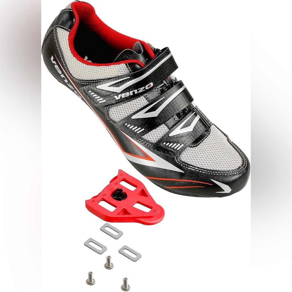 Venzo MX Triple Strap Hook & Loop
Cycling Bike Shoes